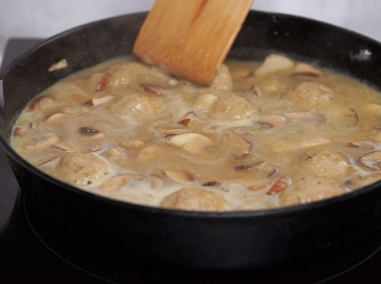 Chicken Meatball Stroganoff Recipe