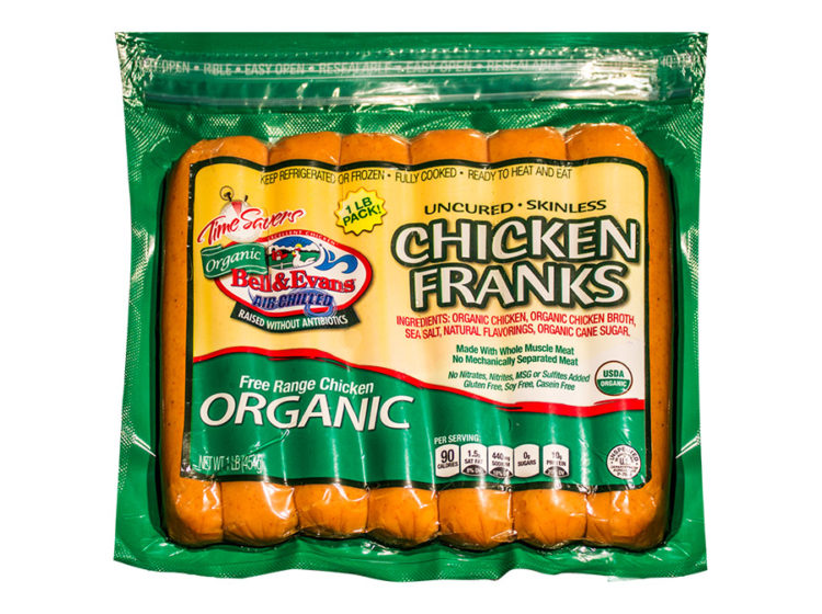 Uncured Organic Chicken Franks